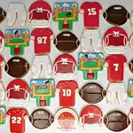 Football cookie set
