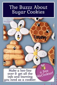 Sugar cookies, bee theme