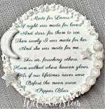 Poem Cookie, Made For Lovers, Edible Image