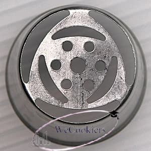 The image shows a Russian piping tip. When you see holes in the middle of these, that means they are representative of and will pipe stamens. This is a cue to make the middle a different color.