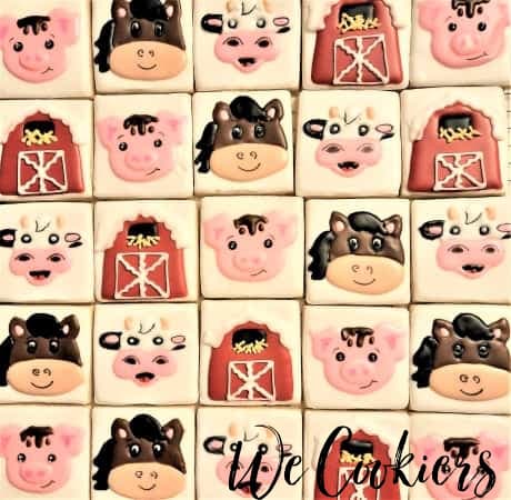 Barnyard animal cookies photo inspiration of barnyard animal sugar cookies
