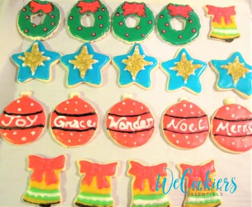 My first decorated sugar cookies I've come a long way since these first decorated sugar cookies as a newbie years ago. Had so much to learn!