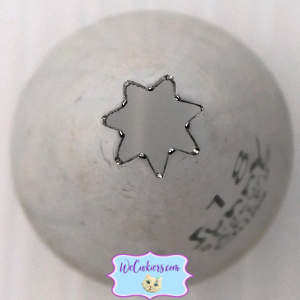 Image of a star tip for decorating cookies. They come in a large array of shapes and sizes. Used for borders, rosettes, starlets, and swirls. Image of a star tip for decorating cookies. They come in a large array of shapes and sizes. Used for borders, rosettes, starlets, and swirls.