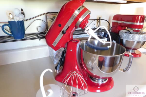 A must for making sugar cookies. You need a heavy-duty stand mixer, like this KitchenAid one. See more of the best cookie decorating tools: A KitchenAid mixer for making sugar cookie dough and royal icing.