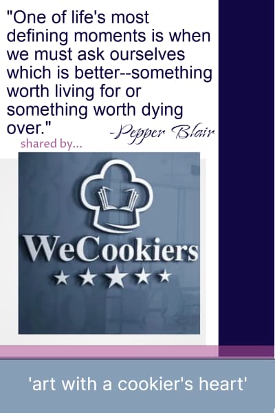 There are plenty of Pepper Blair quotes pinned to my Business Quotes board on Pinterest. Skip over and be motivated in your business. https://www.wecookiers.com/ Pepper Blair's Quote from Pinterest