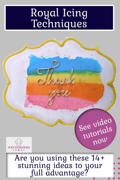 Cookie decorating techniques by WeCookiers