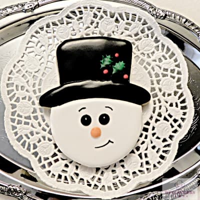 Frosty the Snowman's head, cookie
