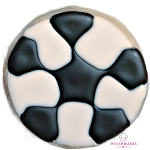 Soccer ball cookie thumbnail image