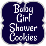 thumb Baby Girl Shower Cookies