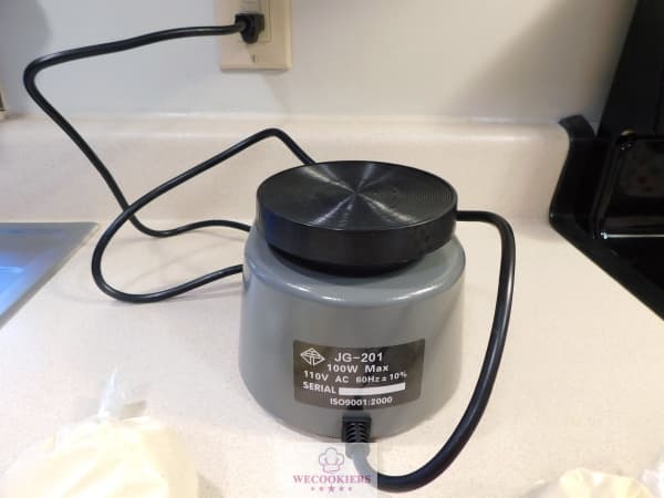 Vibrating plates do an incredible job of getting rid of air bubbles in royal icing or glaze.