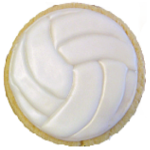 Volleyball cookies thumbnail image